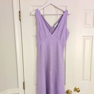 Petal and Pup Shyla Midi Dress - lilac sundress